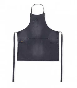 Tablier 5 Poches Coton Denim Gris