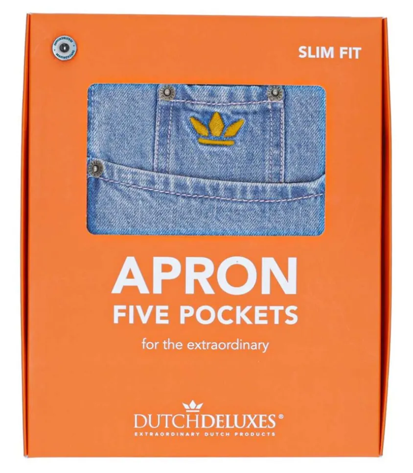 Tablier 5 Poches Coton Denim Bleu