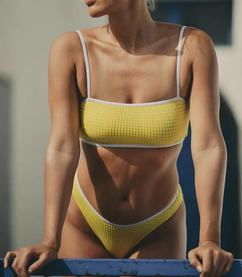 Tanga Freddie Yellow Vichy