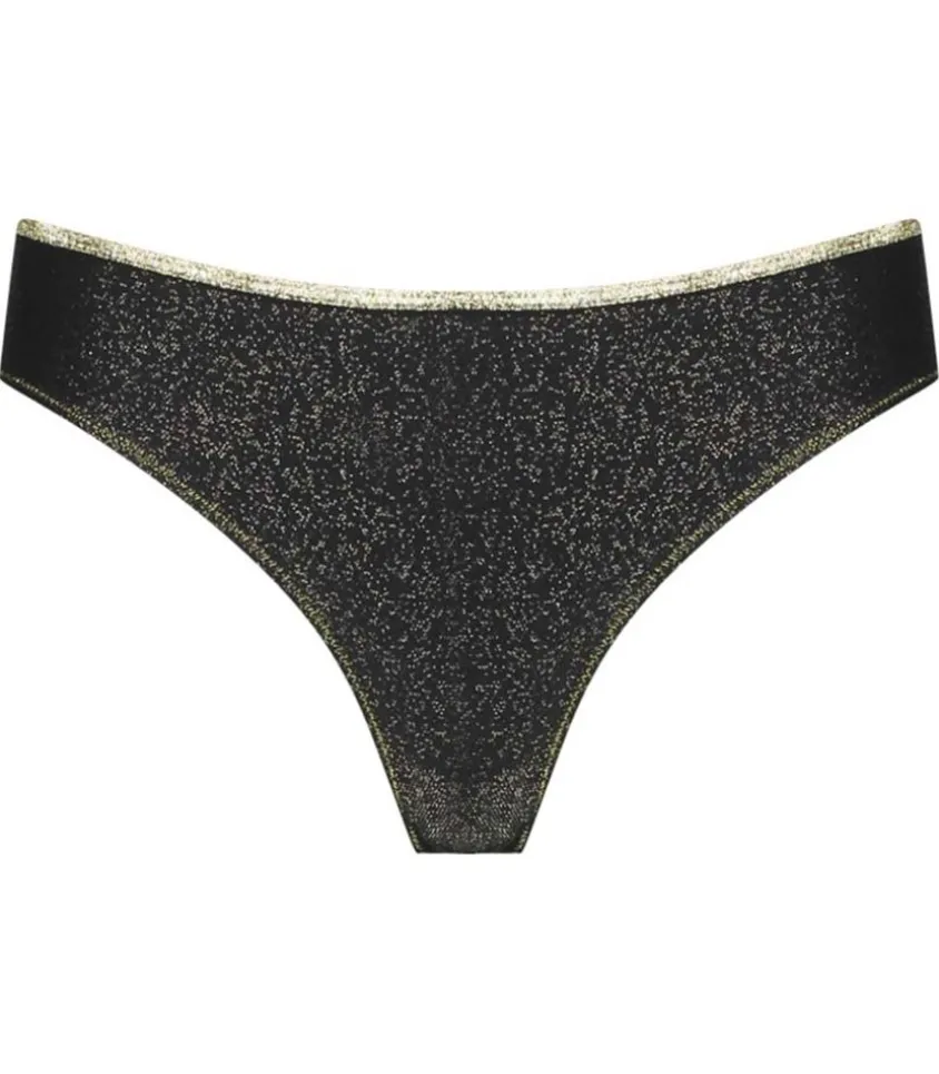 Tanga Ines Noir Lurex