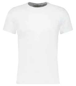 Tee-Shirt A Manches Courtes Et Col Rond Homme Bysapick Blanc