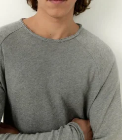 Tee-Shirt A Manches Longues Homme Sonoma Gris Chine