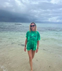 Tee-Shirt Barbie Menthe