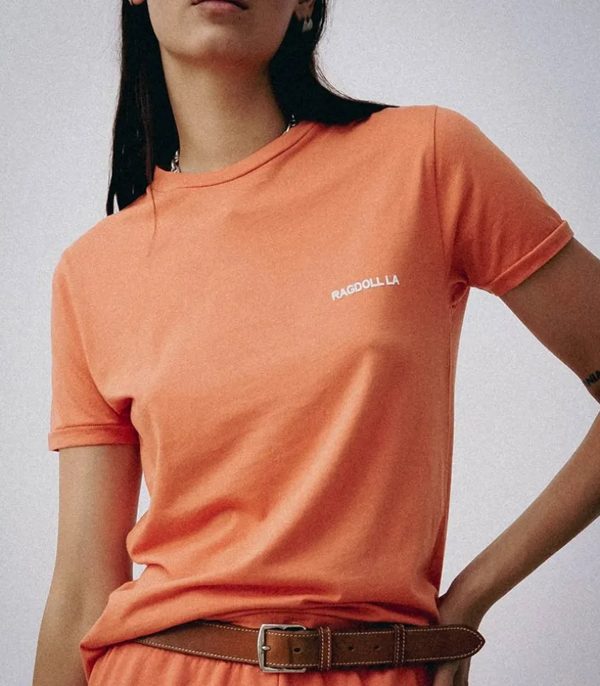 Tee-Shirt Easy Vintage Tiger Lily Red