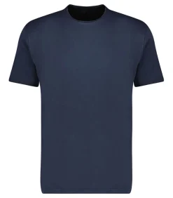 Tee-Shirt Homme A Col Rond Bleu