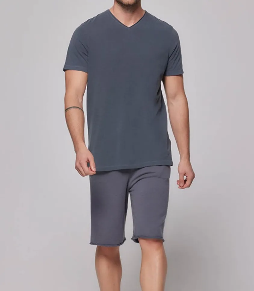 Tee-Shirt Homme Col V Manches Courtes Pirate