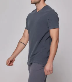 Tee-Shirt Homme Col V Manches Courtes Pirate