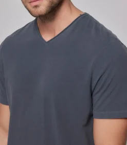 Tee-Shirt Homme Col V Manches Courtes Pirate