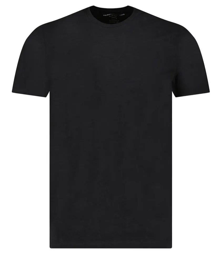 Tee-Shirt Homme Harold Col Rond Manches Courtes Noir