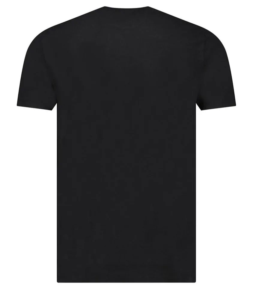Tee-Shirt Homme Harold Col Rond Manches Courtes Noir