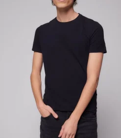 Tee-Shirt Homme Harold Col Rond Manches Courtes Noir
