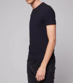 Tee-Shirt Homme Harold Col Rond Manches Courtes Noir