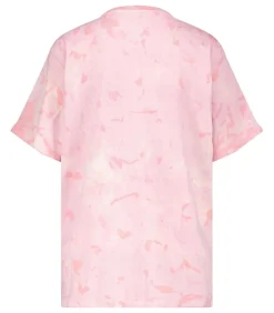 Tee-Shirt Logo Rose Marble Camo