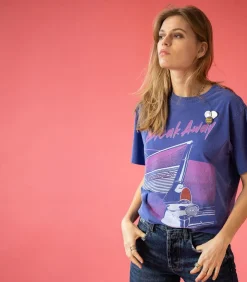 Tee-Shirt Trucker Pontiac Floblue