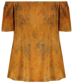 Top A Epaules Denudees En Soie Marmalade