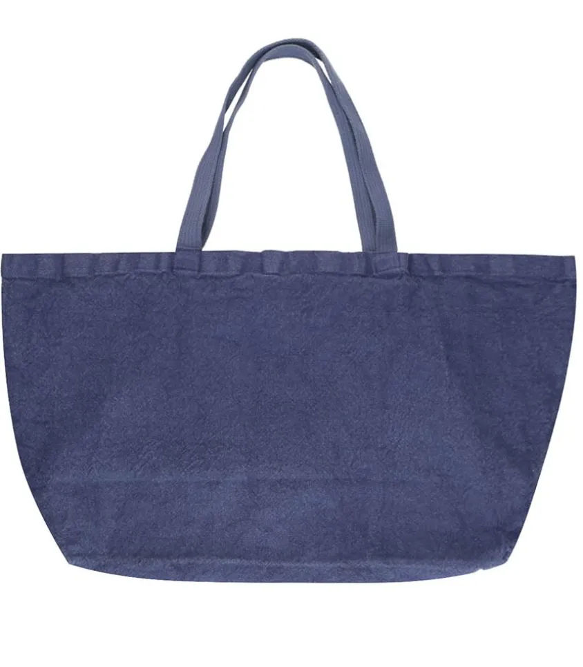 Tote Bag Doudou En Lin Indigo