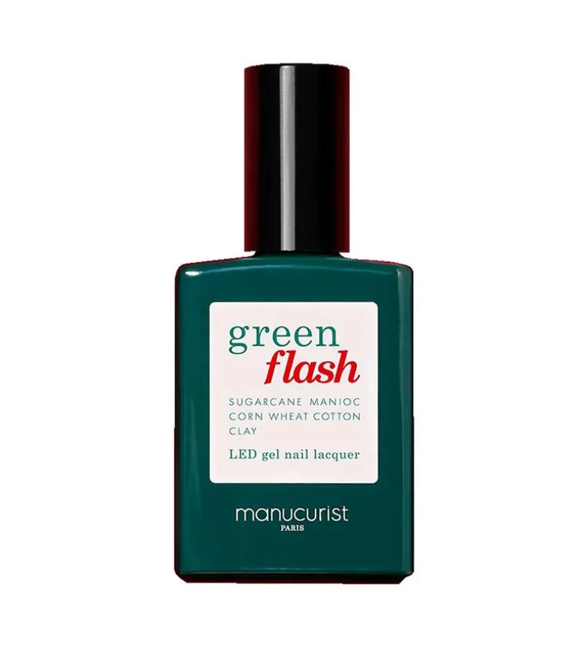 Vernis Semi-Permanent Green Flash Red Cherry