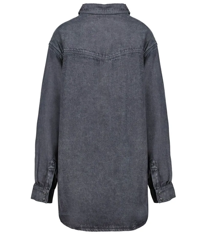 Veste En Denim Heyencons Carbone Wash