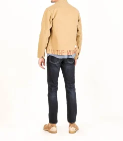 Veste En Toile Homme Andrea Camel