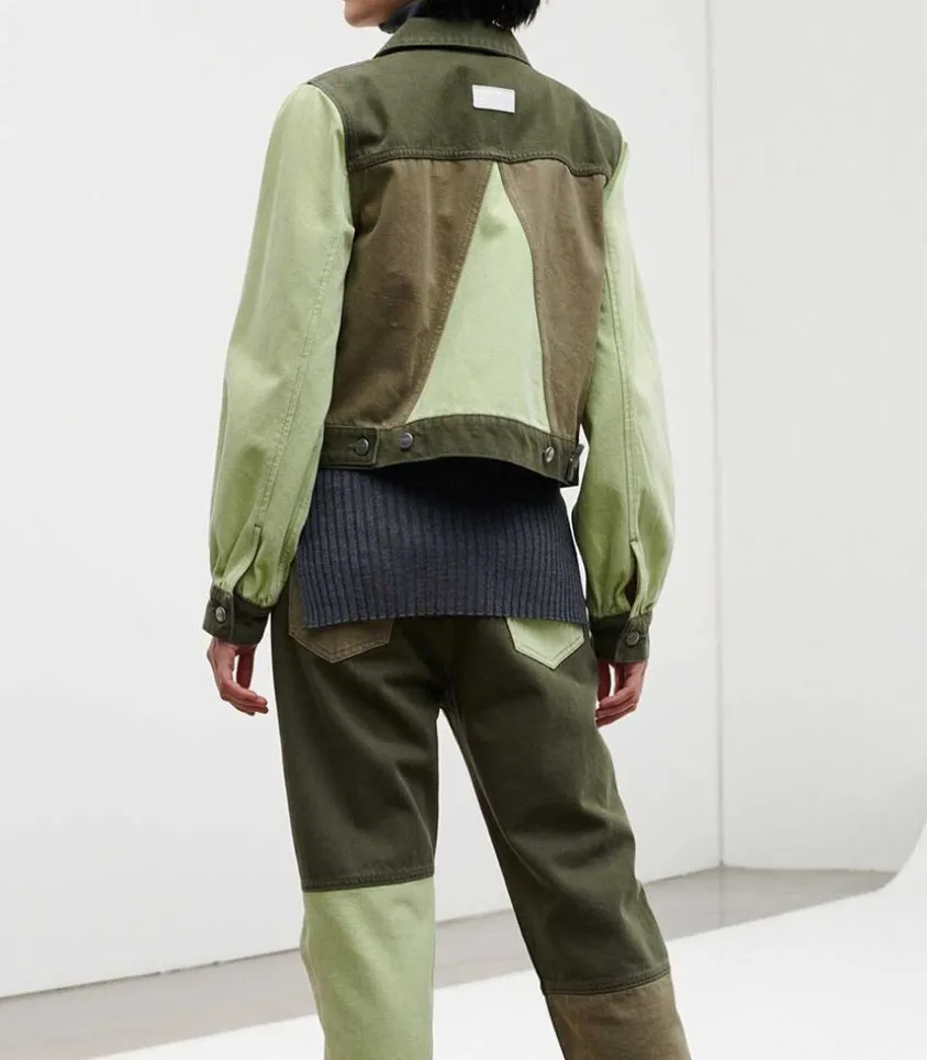 Veste Trucker Denim Forest Night