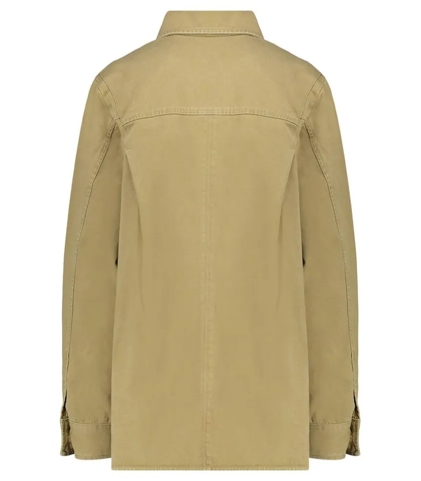 Veste Zaffiro En Toile Camel