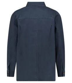 Veste Zaffiro En Toile Navy