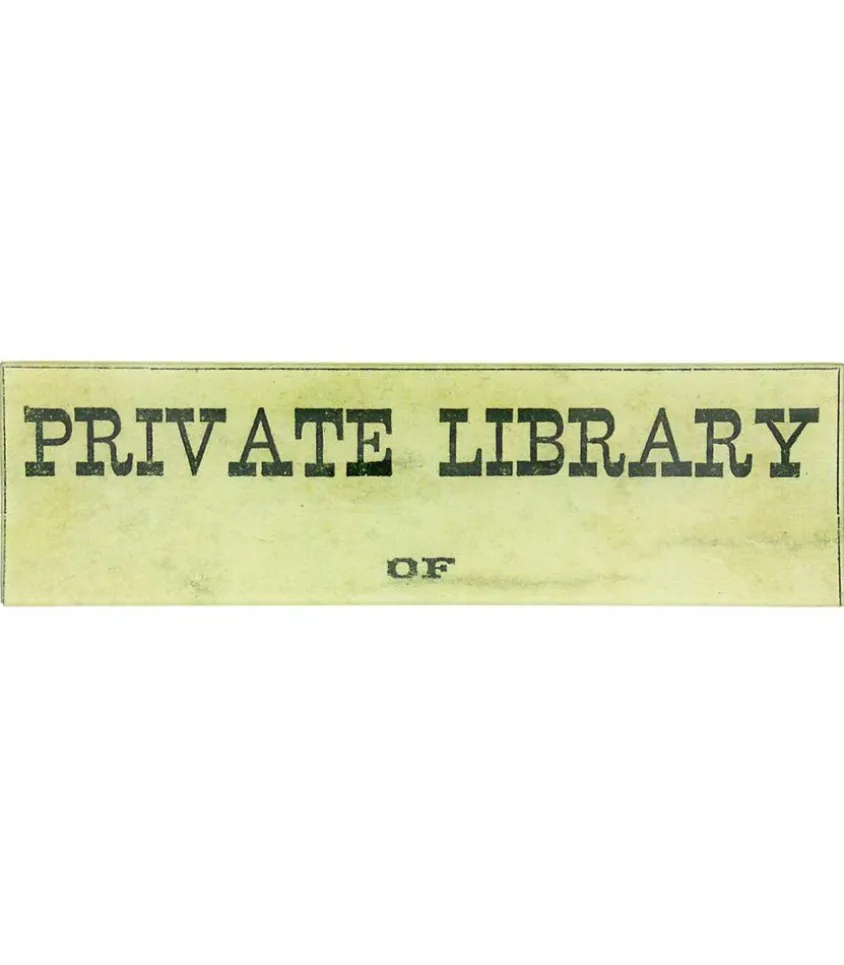 Vide-Poches Vintage "Private Library"